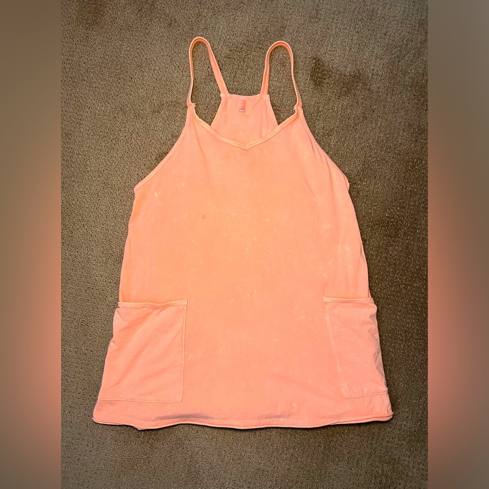 Free People Peach Jumpsuit